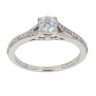 18ct White Gold 0.64ct Brilliant Cut Diamond Solitaire Ring