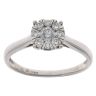 9ct White Gold 0.50ct Brilliant Cut Diamond Cluster Ring