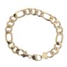 9ct Yellow Gold Figaro Bracelet 8.5"