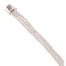 18ct White Gold 7.00ct Brilliant Cut Diamond Bracelet 7"
