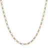 9ct Yellow And White Gold Fancy Chain 18"