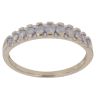 9ct Yellow Gold 0.50ct Brilliant Cut Diamond Half Eternity Ring