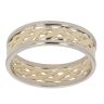 9ct Yellow and White Gold Celtic Band 6.8mm