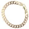 9ct Yellow Gold Curb Bracelet 8"