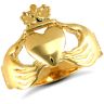 9ct Yellow Gold Claddagh Ring
