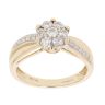 9ct Yellow Gold 0.50ct Brilliant Cut Diamond Cluster Ring
