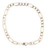 9ct Yellow Gold Figaro Bracelet 7.5"