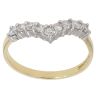 18ct Yellow Gold 0.40ct Brilliant Cut Diamond Wishbone Ring