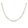 9ct Yellow Gold Figaro Chain 22"