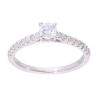 9ct White Gold 0.50ct Diamond Solitaire Ring
