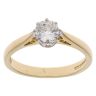 18ct Yellow Gold 0.41ct Brilliant Cut Diamond Solitaire Ring