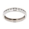9ct White Gold 0.25ct Diamond Half Eternity Ring