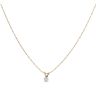18ct Yellow Gold 0.50ct Brilliant Cut Diamond Pendant and Chain 18"