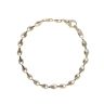 9ct Yellow and White Gold Bracelet 8"