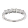 18ct White Gold Five Stone 0.50ct Diamond Ring