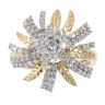 9ct Yellow Gold 0.75ct Brilliant Cut Diamond Fancy Ring