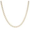 9ct Yellow Gold Double Curb Chain 18"