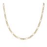 9ct Yellow Gold Figaro Chain 18"