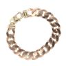 9ct Yellow Gold Curb Bracelet 8.5"