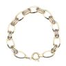 14ct Yellow And White Gold Fancy Bracelet 7.5"