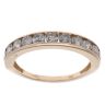 9ct Yellow Gold 1.10ct Brilliant Cut Diamond Half Eternity Ring