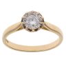 18ct Yellow Gold 0.30ct Brilliant Cut Diamond Solitaire Ring