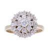 9ct Yellow Gold 1.00ct Diamond Cluster Ring
