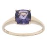 9ct Yellow Gold Single Stone Amethyst Ring