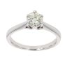 18ct White Gold 0.50ct Brilliant Cut Diamond Solitaire Ring