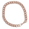 9ct Rose Gold Rollerball Bracelet 8.5"