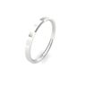 Platinum 2mm Soft Chamfered Edge Wedding Band