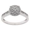 18ct White Gold 0.72ct Brilliant Cut Diamond Cluster Ring