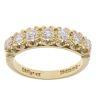 18ct Yellow Gold 0.60ct Brilliant Cut Diamond Half Eternity Ring
