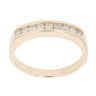 9ct Yellow Gold 0.33ct Brilliant Cut Diamond Half Eternity Ring