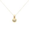 18ct Yellow Gold 0.15ct Brilliant Cut Diamond Solitaire Pendant and Chain 18"