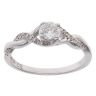 18ct White Gold 0.40ct Brilliant Cut Diamond Solitaire Ring