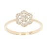 9ct Yellow Gold Cubic Zirconia Daisy Ring