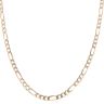9ct Yellow Gold Figaro Chain 30"