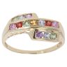 9ct Yellow Gold Multi-Gemstone Ring