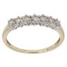 9ct Yellow Gold 0.33ct Brilliant Cut Diamond Half Eternity Ring