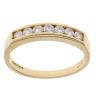 18ct Yellow Gold 0.33ct Brilliant Cut Diamond Half Eternity Ring