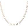 9ct Yellow Gold Square Curb Chain 22"