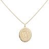 9ct Yellow Gold Patterned Locket And Chain 20"