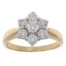 18ct Yellow Gold 1.50ct Brilliant Cut Diamond Cluster Ring