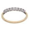 18ct Yellow Gold 0.33ct Diamond Half Eternity Ring