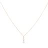 18ct Yellow Gold 0.45ct Brilliant Cut Diamond Trilogy Pendant And Chain 18"