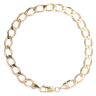 9ct Yellow Gold Curb Bracelet 8"