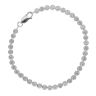 Silver Cubic Zirconia  Tennis Bracelet 7" by Icesia