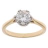 18ct Yellow Gold 1.40ct Brilliant Cut Diamond Solitaire Ring