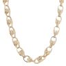 9ct Yellow Gold Patterned Tulip Chain 24"